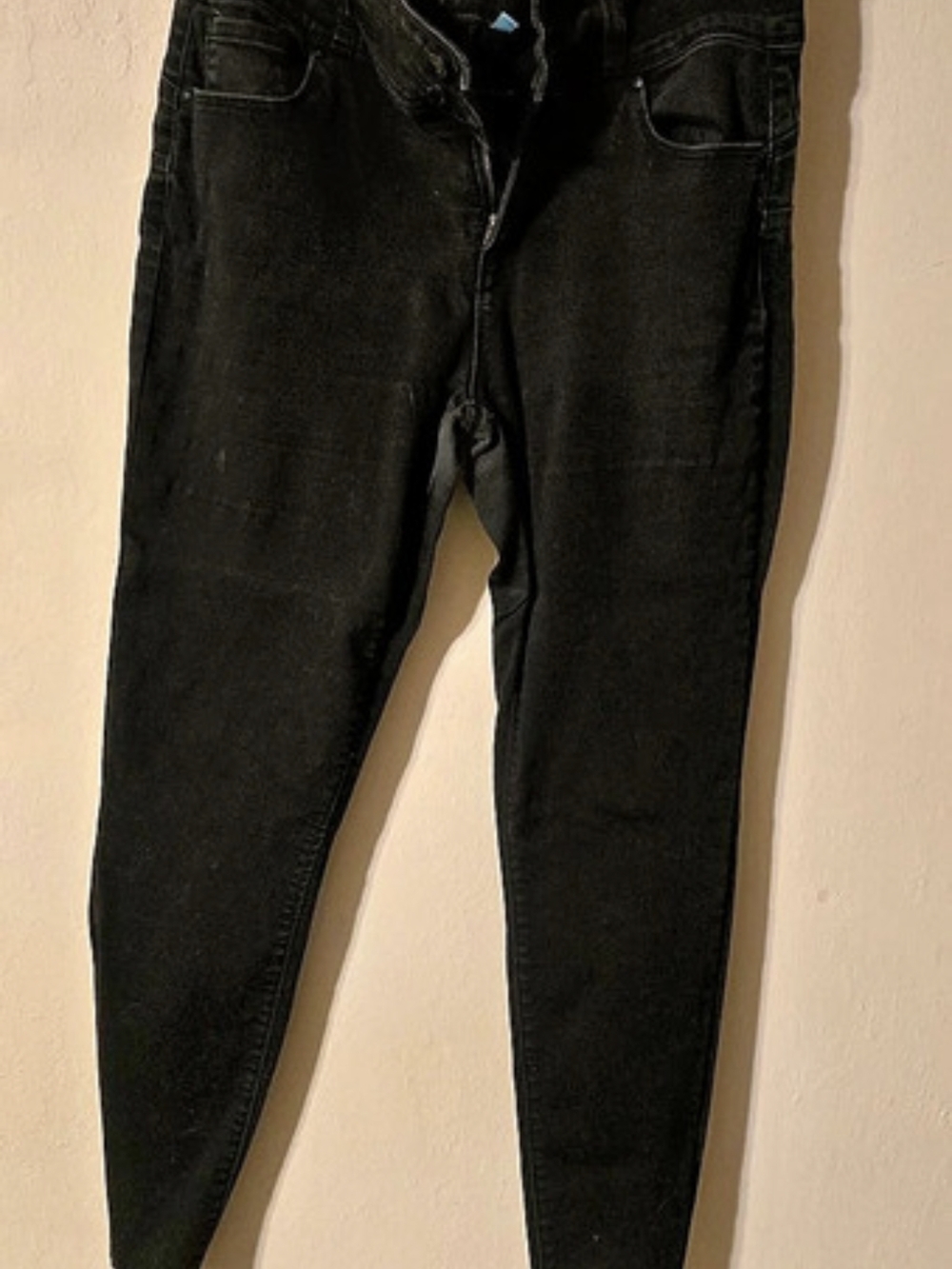 Wax Jean Butt I Love You High-Rise Skinny Jeans Men's Black Skinny Jeans Waist